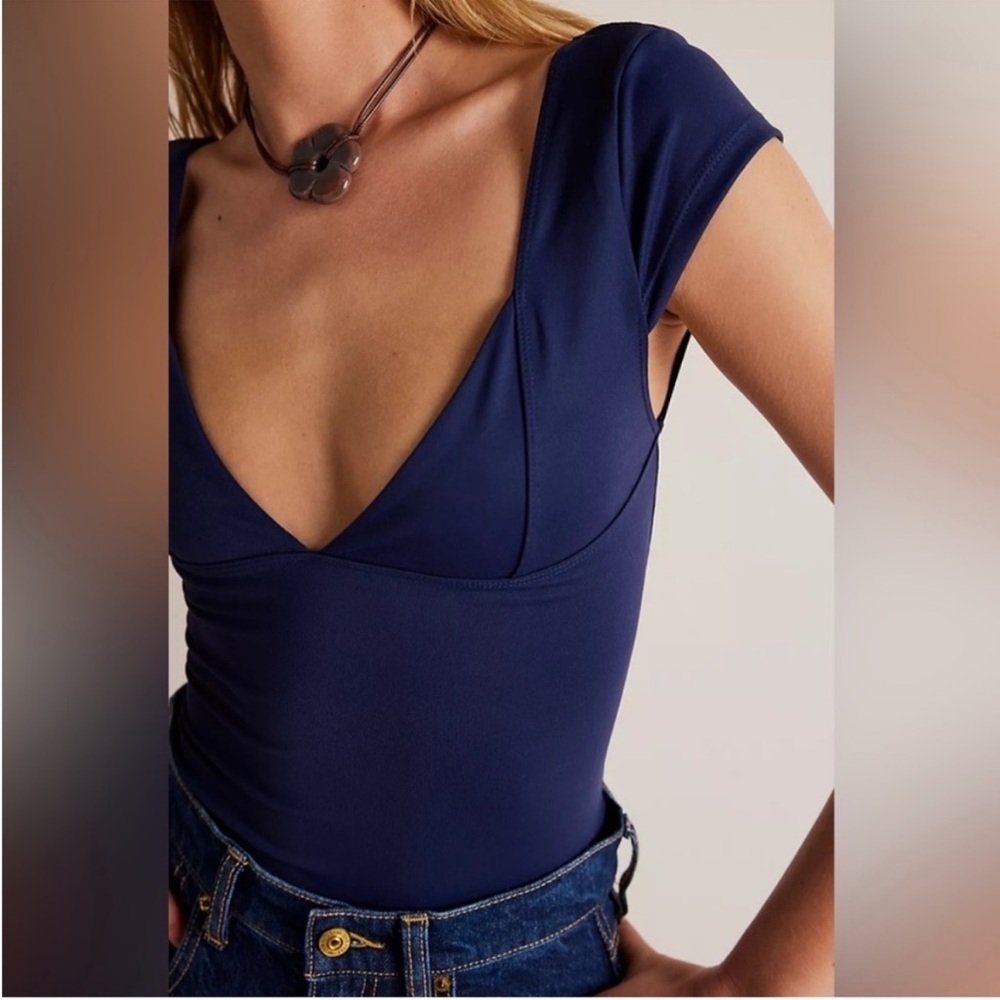 Free People Duo Corset Cami in Jazzberry - Picture 3 of 6
